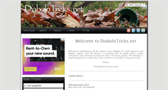 Desktop Screenshot of diabolotricks.net